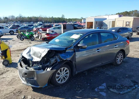 2018 Nissan Sentra Sv из США, поврежденный, VIN 3N1AB7APXJY204950
